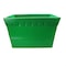 Flipside Corrugated Postal Storage Tote, 18-1/4 in L x 13-1/4 in W x 11-3/5 in H, Green, Plastic, 4 PK 40152 - alternate 4